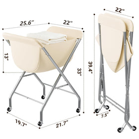 ELYKEN 33-inch tall cart simplifies loading without bending