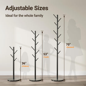 ELYKEN coat rack with 10 hooks keeps coats and bags organized within reach