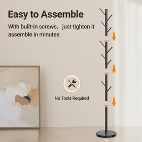 ELYKEN easy assembly with labeled parts for quick setup