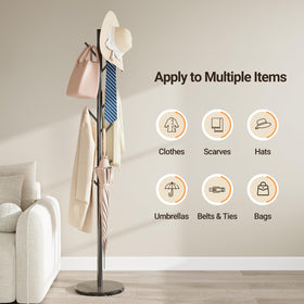 ELYKEN hall tree design fits entryways and hallways with modern style