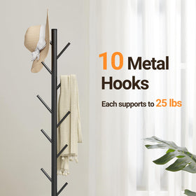 ELYKEN coat rack height adjustable option suits kids and adults for easy access