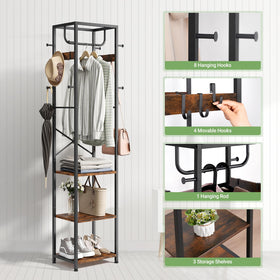 ELYKEN space-saving design fits small spaces while keeping entryways neat