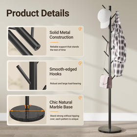 ELYKEN metal construction with rust-resistant finish for long-lasting use