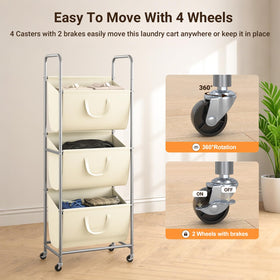 ELYKEN dorm room laundry solution showing compact and versatile staging.