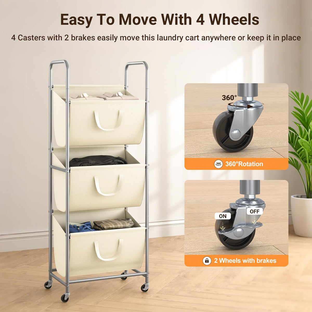 ELYKEN dorm room laundry solution showing compact and versatile staging.