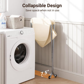 ELYKEN four 360-degree swivel casters glide smoothly on floors