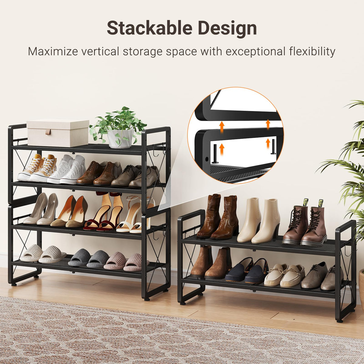 ELYKEN X-shaped reinforcement adds stability.