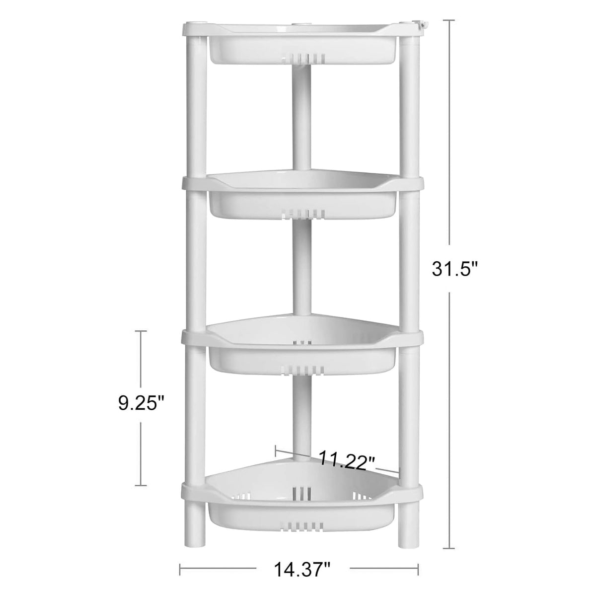 ELYKEN tool-free assembly makes this shower tower quick to install