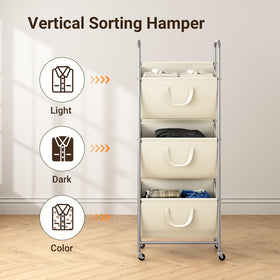 ELYKEN wide openings on bags facilitate easy loading and unloading during laundry day.