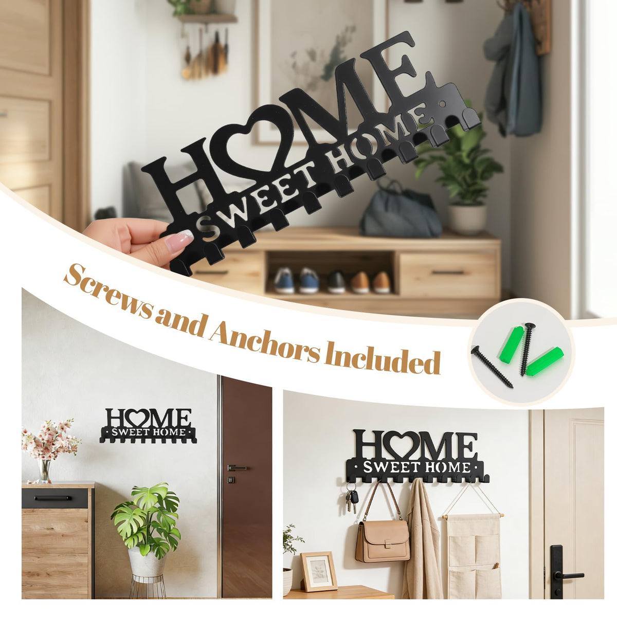 Elysirise custom Home Sweet Home coasters, personalized engraving for surface protection.
