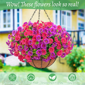 Elyum UV-resistant plastic petals keep color under sun