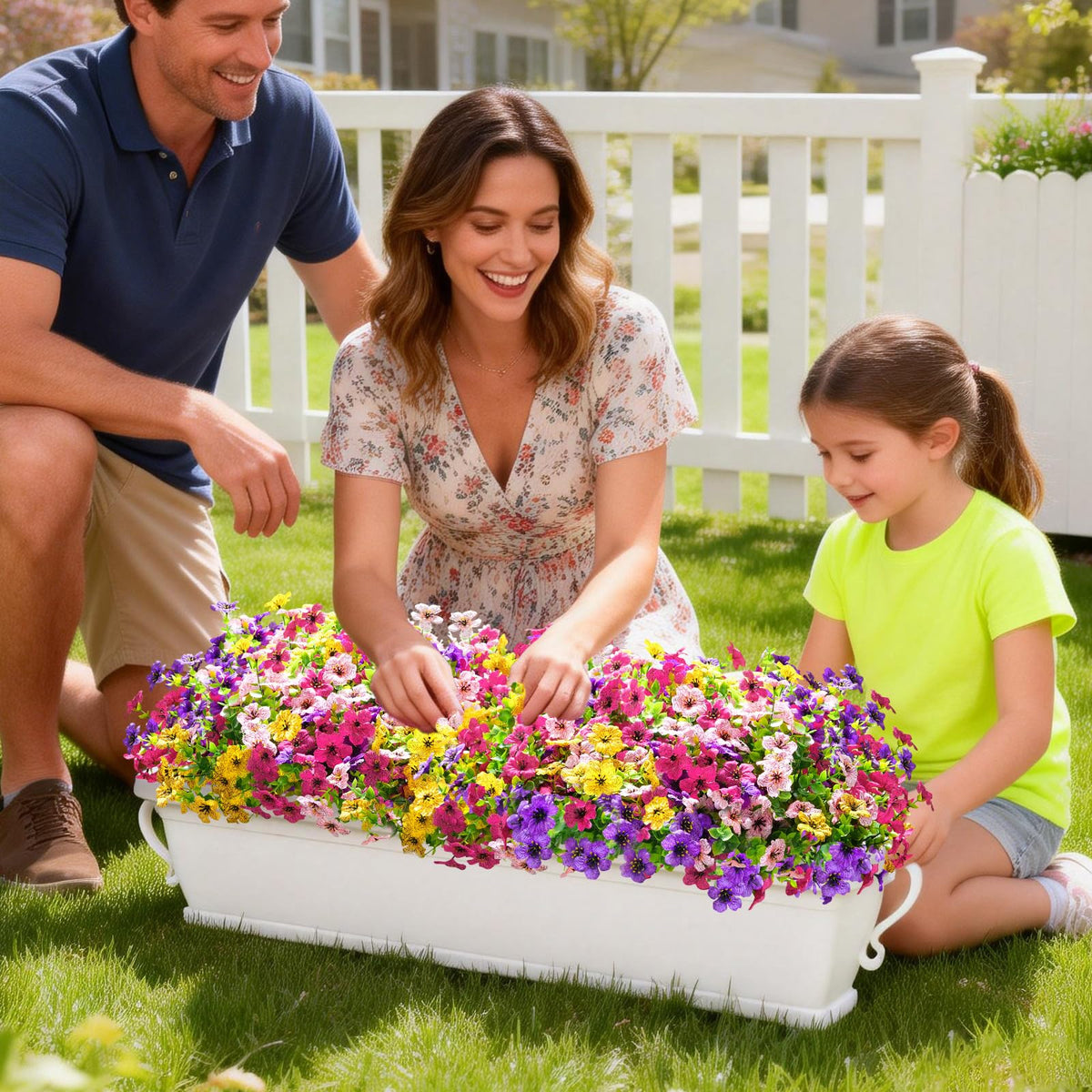 Elyum windowsill and outdoor vases stay fresh without watering.
