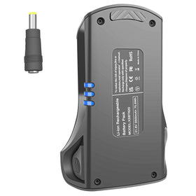 Emaks XSBT620 battery pack back view for Shark vacuums with extended runtime.