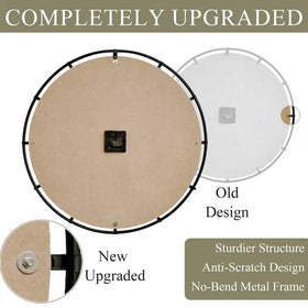 EMAX HOME engraved Roman numerals ensure legibility against distressed wood.