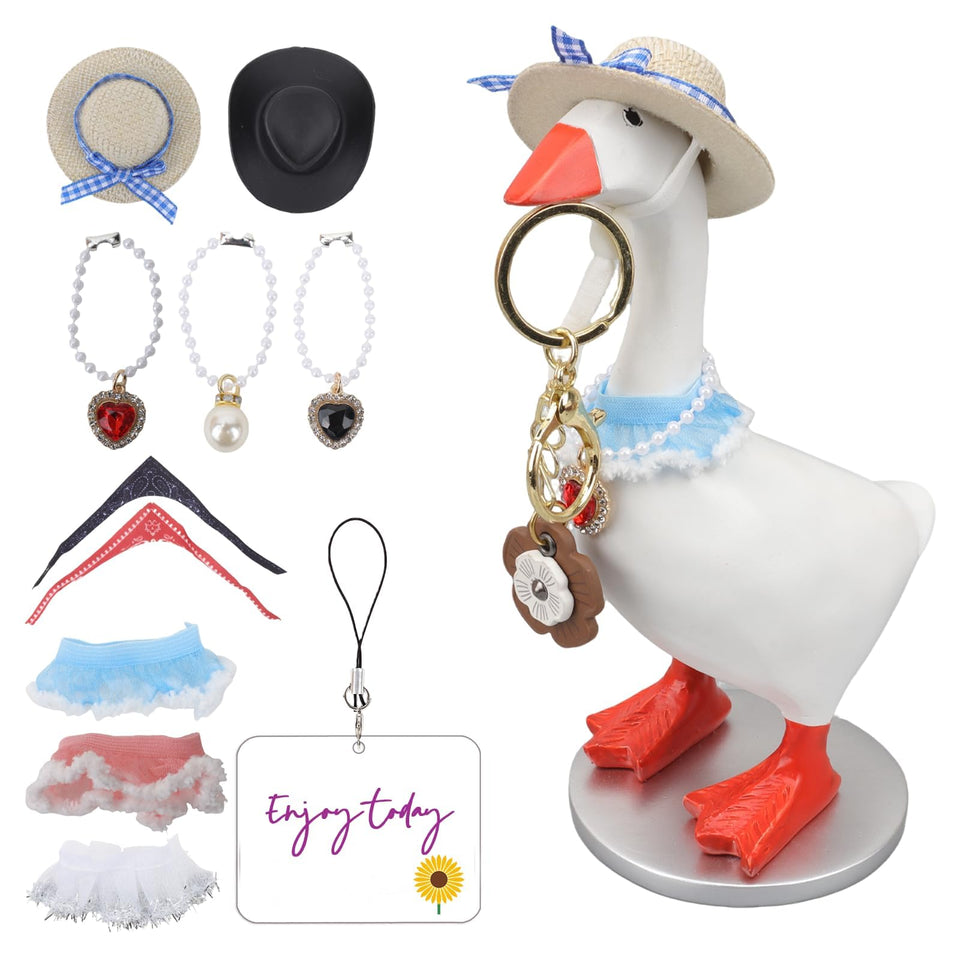 emciba desk mini goose key holder adds playful organization
