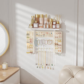 Emfogo wall-mounted ring and earring area stores securely