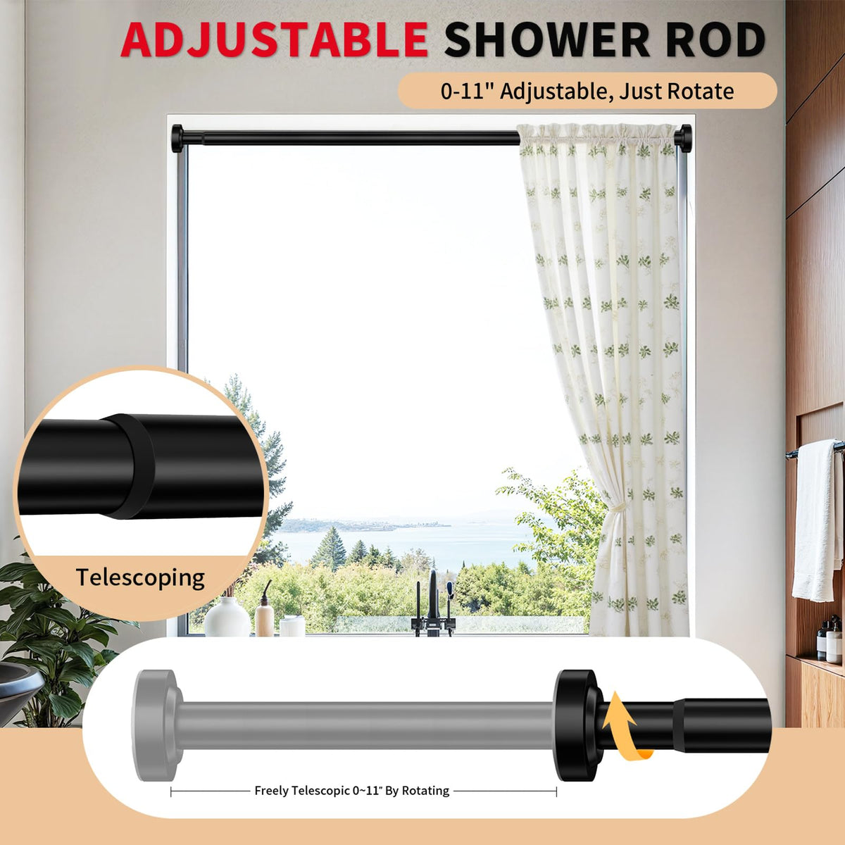Emlaoe no-drill install in minutes without damaging tiles.