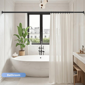 Emlaoe rust-resistant finish stays shiny in humid bathrooms.
