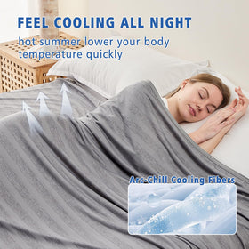 EMME cooling blanket suitable for kids and families seeking cooling comfort.