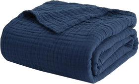 EMME muslin blanket gift-packaged suggests a perfect thoughtful present option.