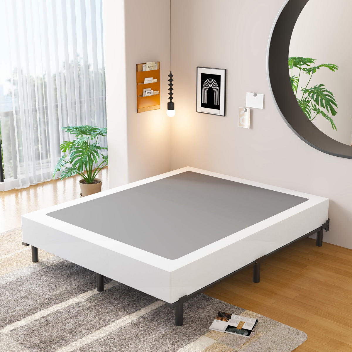 Ideal base for upgrading existing box spring setups with a sturdy foundation.