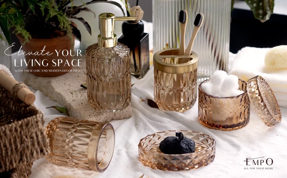 EMPO clear glass reflections add elegance