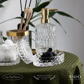EMPO toothbrush holder for upright brushes and tidy counter