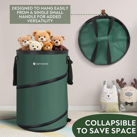 Emptorwise lightweight durable trash bin easy to carry on outdoor adventures.