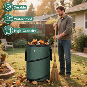 Emptorwise weather resistant outdoor trash bin ideal for campsites and rugged trips.