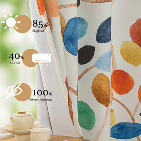 Emwnodti two-panel set fits most windows while adding bohemian charm