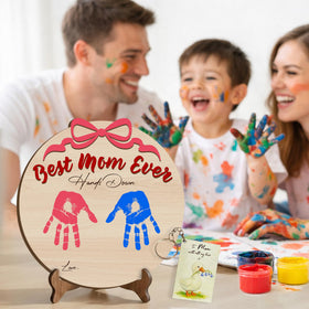 EMZIVA durable wood frame ensures a lasting family memory.