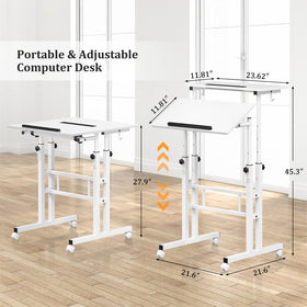 Enayplon walking-pad compatible desk fits under treadmills while you move.