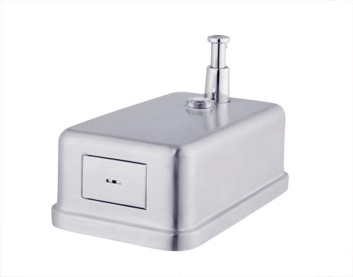 EnBath durable metal dispenser stands up to busy hospitality environments.