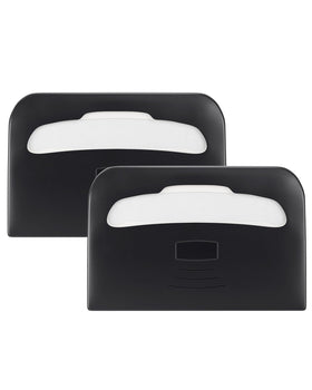 EnBath commercial toilet seat dispenser wall mount black, ideal for high-traffic restrooms.