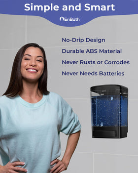 EnBath commercial-use dispenser suitable for offices or storefront restrooms.