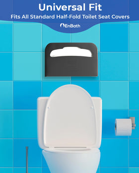 EnBath durable ABS wall-mount dispenser, waterproof and scratch-resistant.