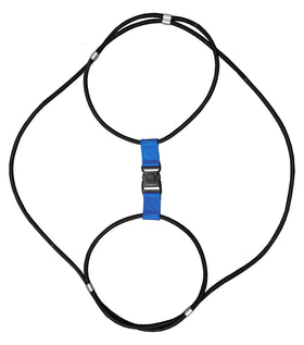 ENCASED TrashLock securing outdoor trash to prevent spills.