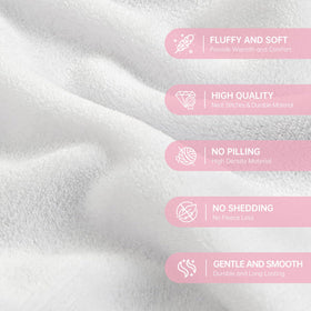 Encoink Christian gifts for women blanket close-up with Bible verses for inspiration.