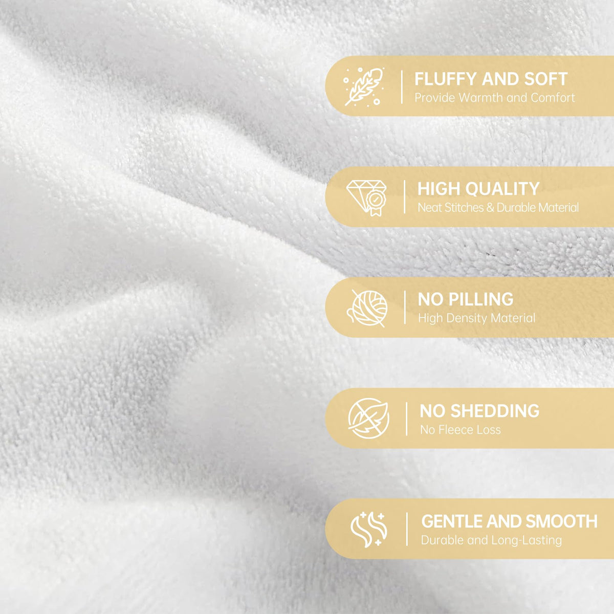 Encoink cozy blanket on bed offers comforting warmth for restful nights.