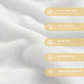 Encoink cozy blanket on bed offers comforting warmth for restful nights.