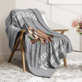 Encoink Sloth Blanket shows soft texture for relaxed dorm nights