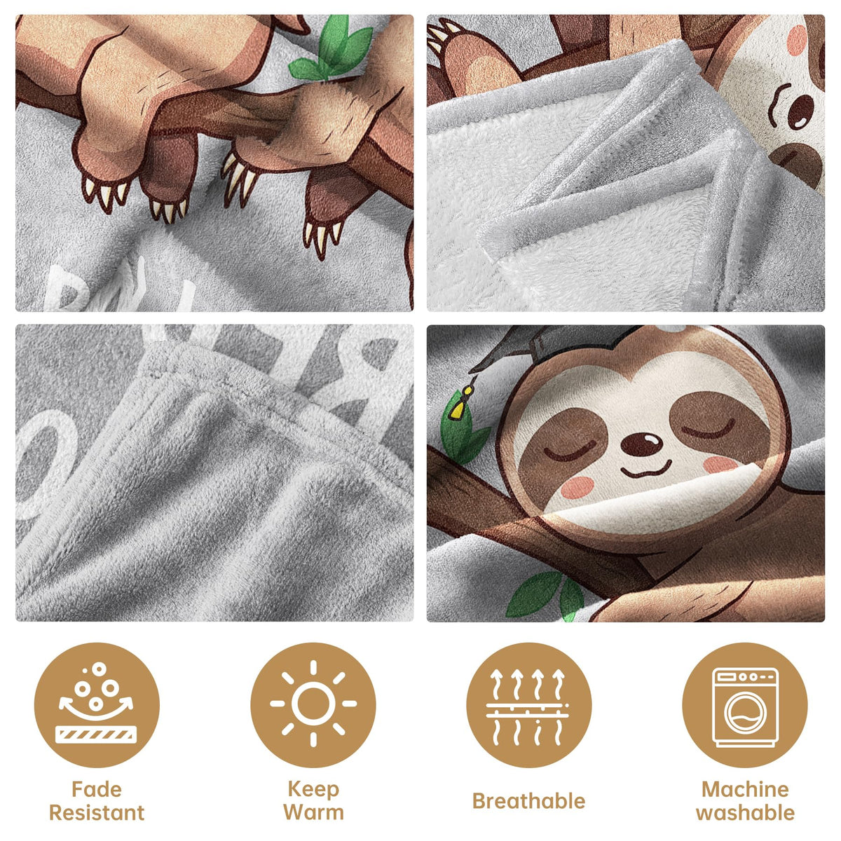 Encoink Sloth Blanket ideal for travel and on-the-go comfort