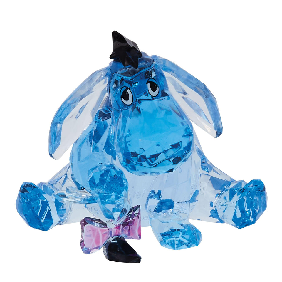 Enesco Facets Disney Eeyore figurine blue with gem like sparkle for display