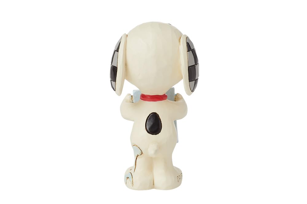 Enesco Snoopy mini figurine front view, perfect for Peanuts fan display.