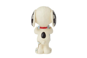 Enesco Snoopy mini figurine front view, perfect for Peanuts fan display.