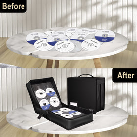 ENGPOW Fireproof CD Case dimensions of 12.2 by 11.8 by 7.1 inches.