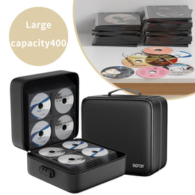 ENGPOW sleek black binder blends with home or office decor