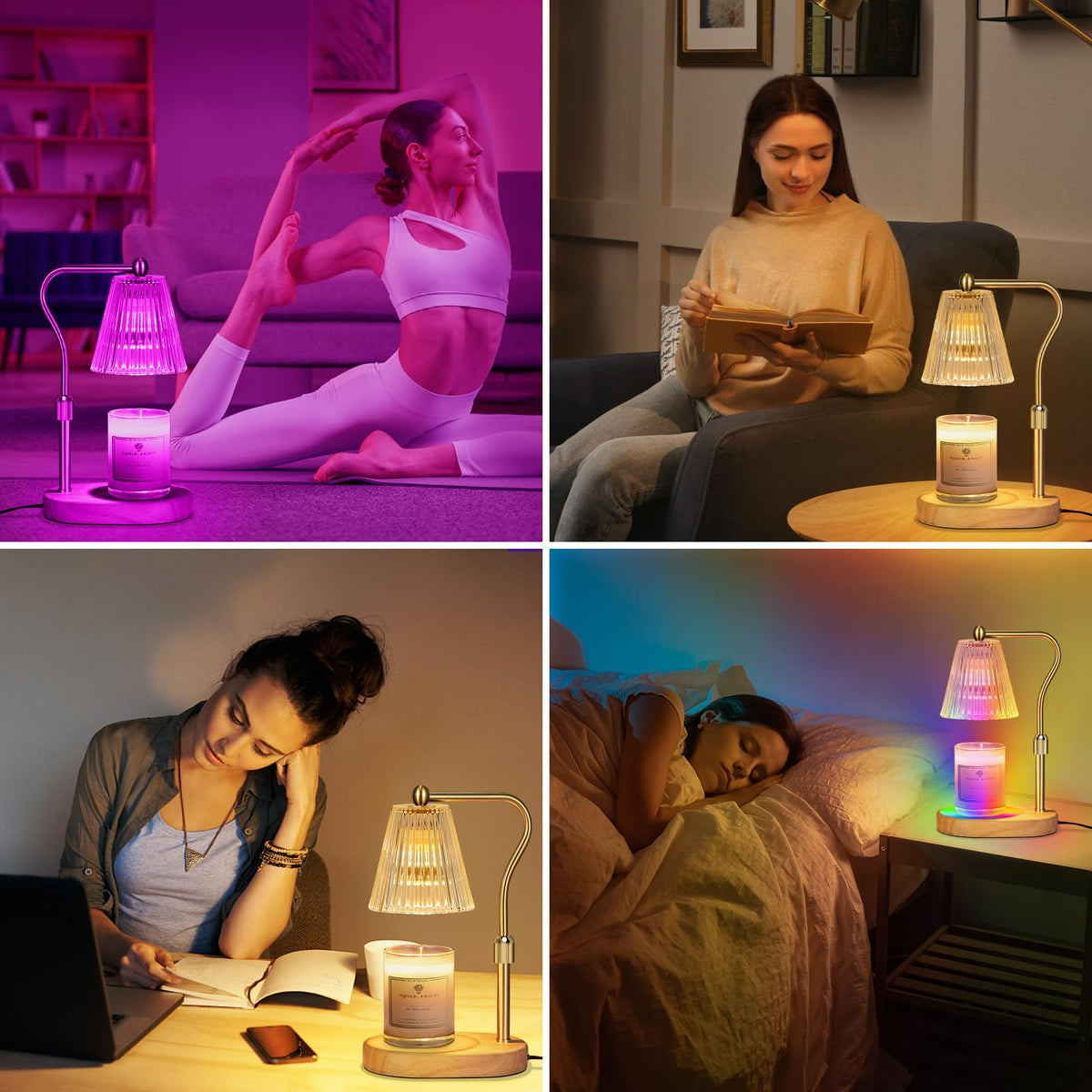 Engpure warmer creates mood lighting suitable for gifts and decor.