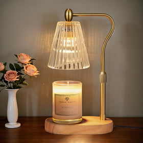 Engpure candle warmer lamp with dimmer settings for customizable aroma intensity.
