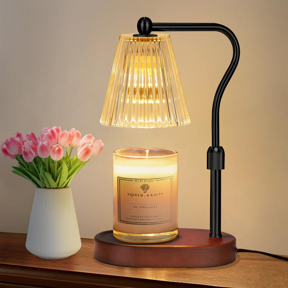 Engpure candle warmer lamp with dimmer for mood lighting.